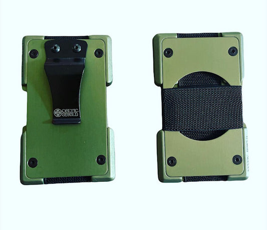 Celtic Shield  Green Wallet